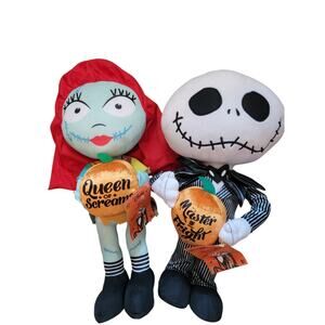 NWT New Nightmare Before Christmas Jack Sally Halloween Greeters Disney